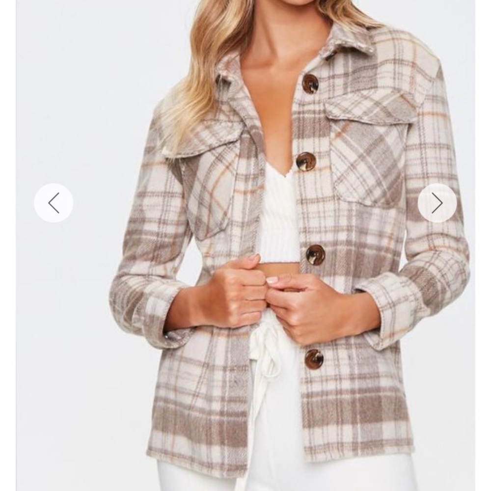 Plaid shacket